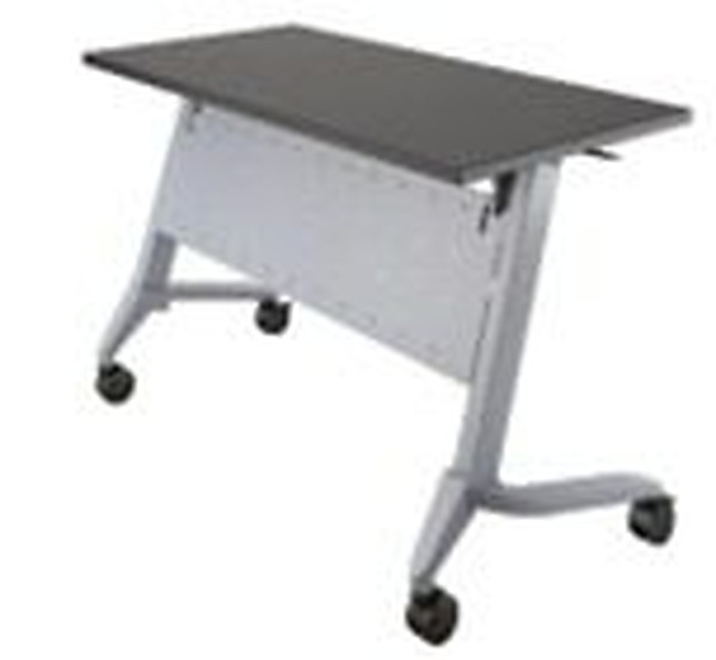 MOBILE FOLDABLE TABLE WITH WHEELS